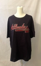 Pro Standards Women’s 2xl Navy Atlanta Braves T-Shirt NWT, New MLB Baseball Tee