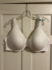 New NWT Ambrielle 46DD White Bra Everyday Full Coverage Padded Underwire