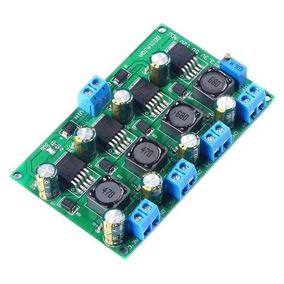 3,3V 5V 12V Fixed Output Plus Adjustable 2V-28V DC DC Converter 3A 50W