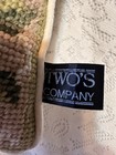 VTG Handcrafted Needle Point By Two’s Company Throw Pillow With Original Tag — photo 3