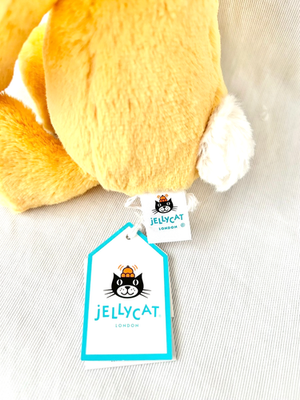 Jellycat Bashful Sunshine Bunny RETIRED Small 8” Yellow Stuffed