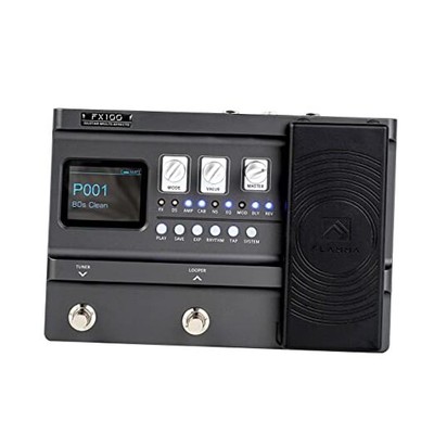  FX100 Guitar Multi-effects Pedal with 55 Amp Models 151 Built-in Dark Grey