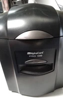 Alphacard Pro 100 Single-sided ID Card Printer - USB, 300 DPI, Mag Stripe