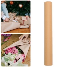  1 rouleau de papier d'emballage papier kraft pour bricolage, matériel
