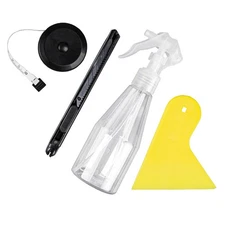 Window Film Kit 4 Pcs Privacy Installation Tools Car Tint Include Tape Measure