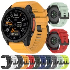 Silicone Watch Band Strap For Garmin Fenix 8 47mm 51mm E 7 7X 6 6X 5 5X/Epix Pro