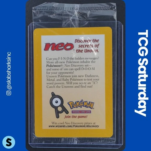 2001 POKEMON NEO DISCOVERY ENTEI SECRETS OF THE UNOWN PROMO SEALED