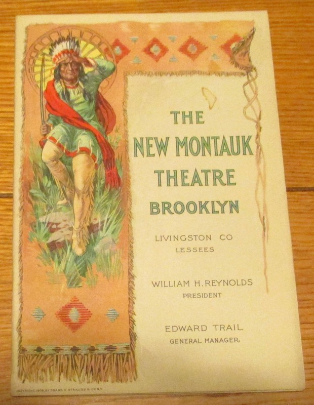 1914 Broadway Playbill The Strange Woman Elsie Ferguson  The New Montauk Theatre