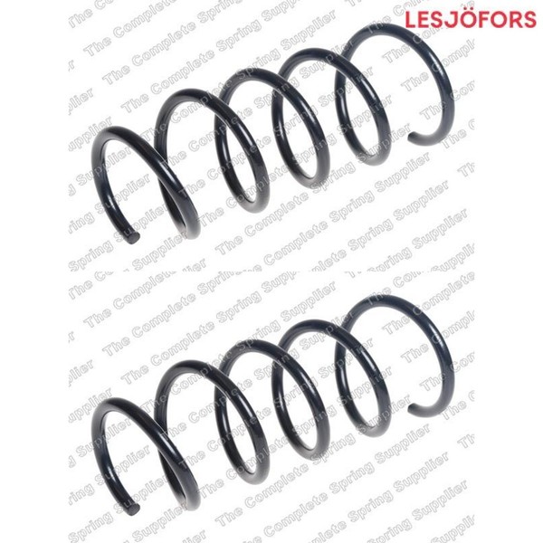 2X Fahrwerksfeder LesjÖFors 4017007 2 Federn Satz Federnsatz FüR Dacia-image