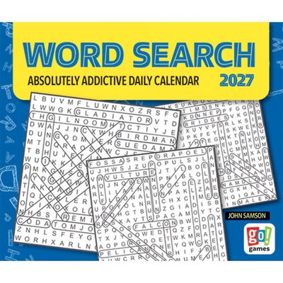 Calendar Ink,  Word Search 2027 Desk Calendar
