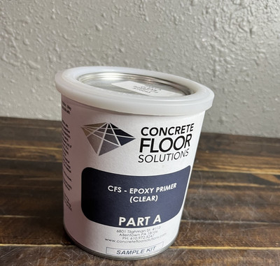 CFS Epoxy Primer Clear Part A Sample Kit Concrete Floor Solutions B25RF-172