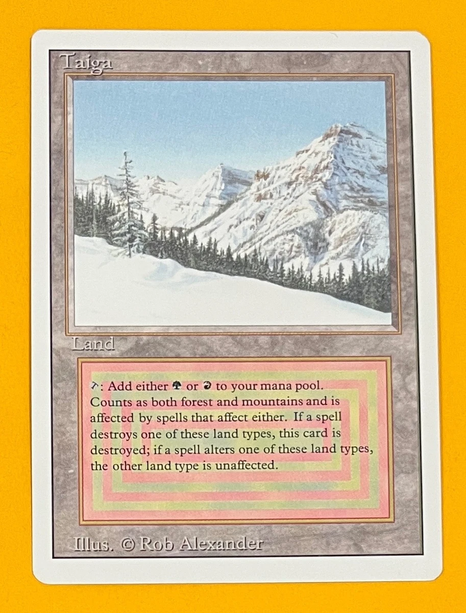 Taiga Magic: The Gathering Individual Trading Card Games for sale