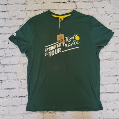 Tour De France 2025 3D Shirt Green Size Large NWT