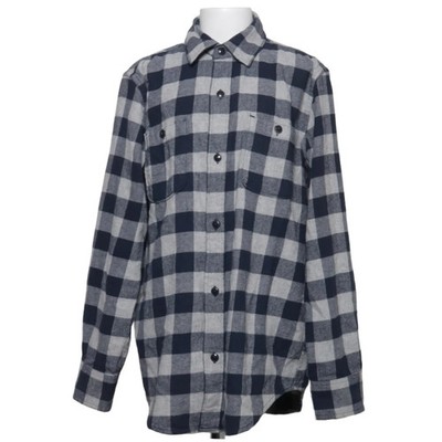 Gap Kids, Flanellhemd, Größe: 164, Blau/Grau, Baumwolle, Karo, Flanell #xRe