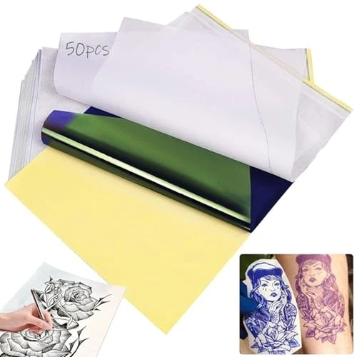 Tattoo Transfer Paper 50 Sheets - Usiriy Tattoo Stencil Paper 50Pcs video thumbnail