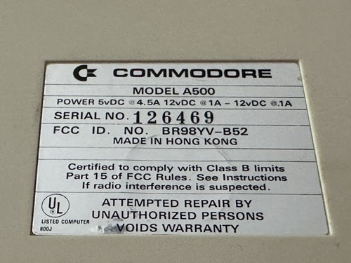 Commodore A500 mit Netzteil Und Dustscover - Bild 15 von 17