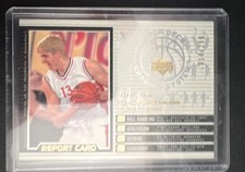 2003-04 Upper Deck UD Top Prospects Report Card Darko Milicic RC12 14/250 (RC)
