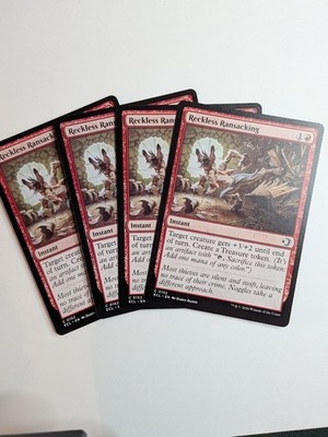 x4 Reckless Ransacking - 0152 - Lorwyn Eclipsed ECL - MTG - NM/M
