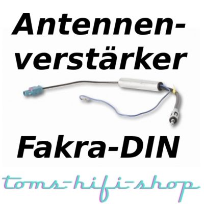 Antennenverstärker Radio Antennenadapter Fakra DIN für Audi Skoda VW Autoradio