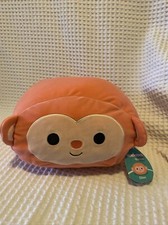 Squishmallows Stackable 12 Inch Elton The Peach Monkey, Child's Ultra Soft Plush