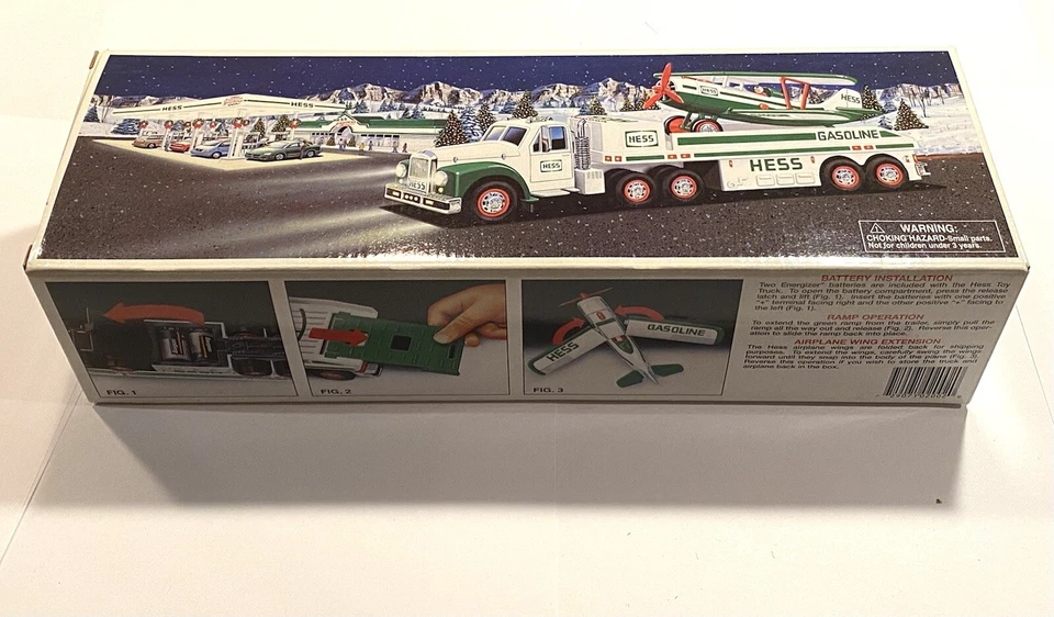 Nuevo camión de juguete y avión Hess 2002 con luces y avión motorizado ¡Gran regalo! Foto 2 de 4