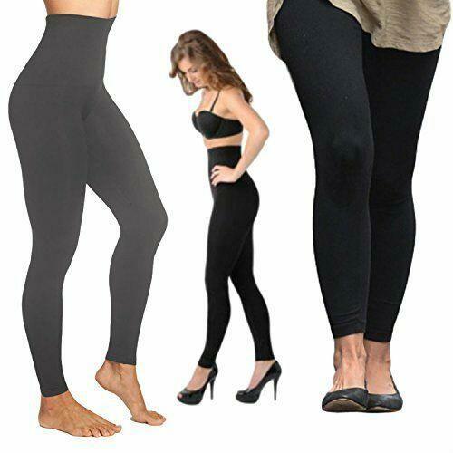 Slimming Shaping Compression Leggings Women High Waist Casual Sport Gym Leggings - Picture 5 of 5