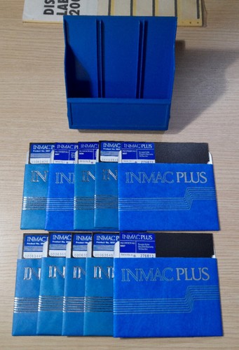 50 x 5.25 (5 1/4) inch Floppy Disks + cases + labels (formatted) for Commodore, - Afbeelding 4 van 7