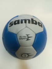  Piłka ręczna samba męska rozmiar 3 niebieska szara ultra grip 