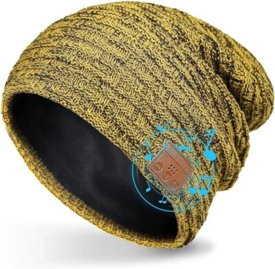 COTOP Rechargeable Wireless Bluetooth Hat Phone Smart Music Speakers Beanie Handsfree
