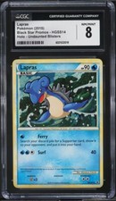 CGC 8 Lapras HGSS14 Holo Black Star Promo Pokémon HGSS Undaunted NM/Mint