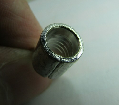 5 Solid Copper #6 Brazed Ring Terminals, 6AWG Cable x 3/8" or M10 Stud Tinned - Picture 6 of 9
