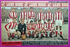 SQUADRA CALCIO LANE ROSSI-VICENZA COLLEZIONE SESS/SPORT ILLUSTRATO 1953/54-9091b