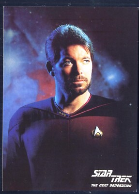 Modern STARTREK Postcard: The Next Generation - Commander Riker (Engale, # 11)
