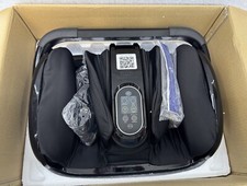 CLOUD MASSAGE Shiatsu Foot and Calf Massager with REMOTE and Heat Therapy Black