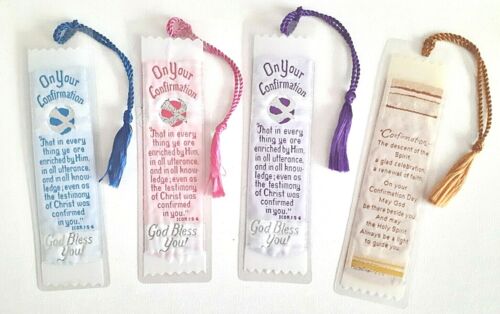 CONFIRMATION BOOKMARK   Blue, Red, Purple   Holy Spirit or Traditional Verse