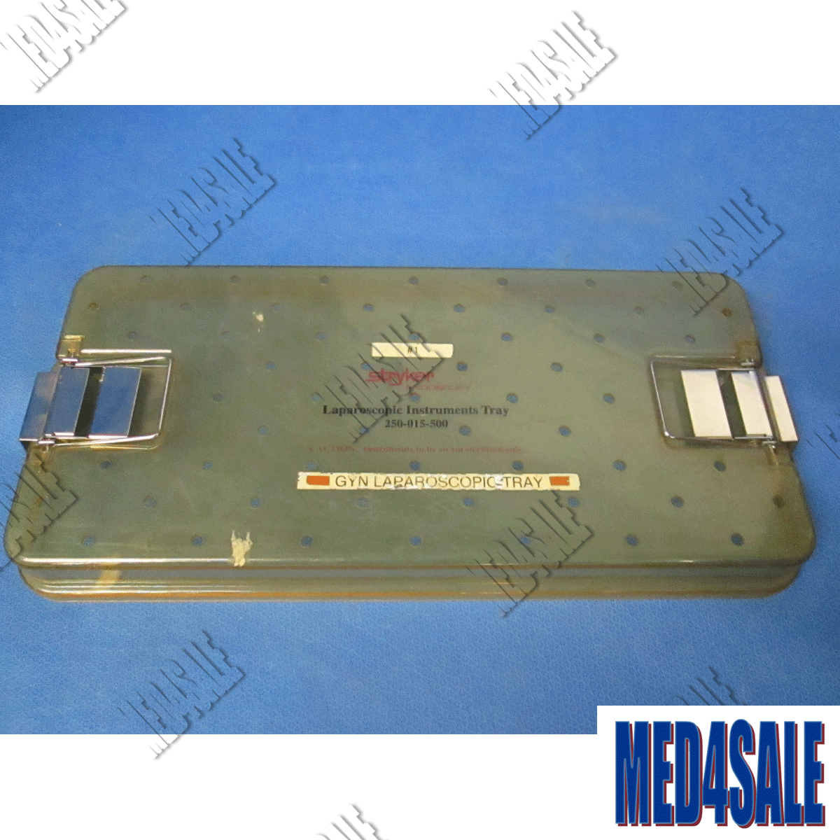 Stryker 3piece Laparoscopic Instrument Tray Sterilization Case 250015