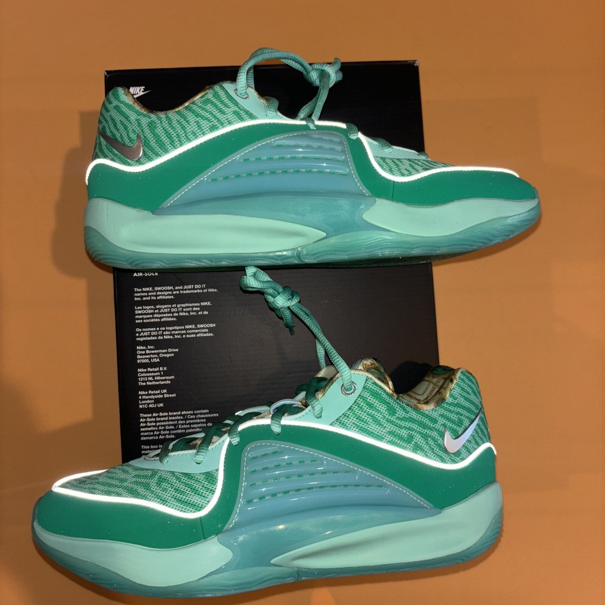 Nike KD16 Wanda DV2917 301 Mint Foam/Silver Men Size 9 Rare