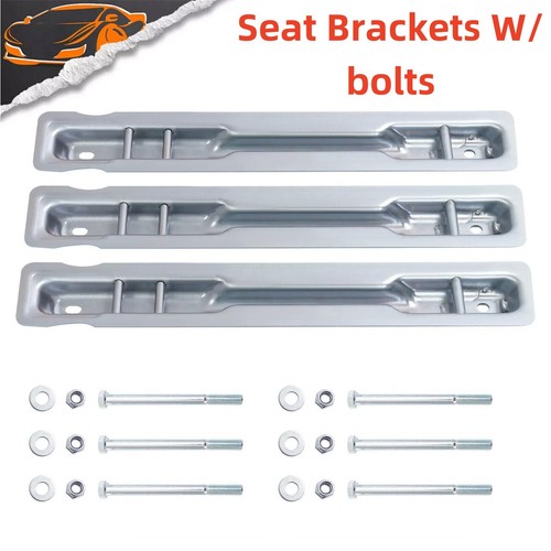 3 Pack Rear Seat Brackets Steel For 2007-2018 Mercedes Benz Sprinter