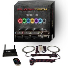 RGB Multi Color LED Halo kit with Wifi App for 2013-2014 Ford F-150 Headlights
