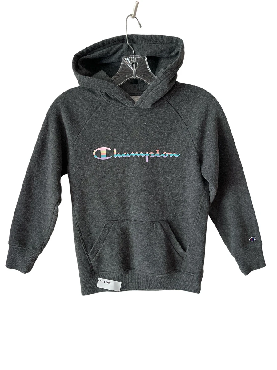 Grey champion hoodie girls new arrivals