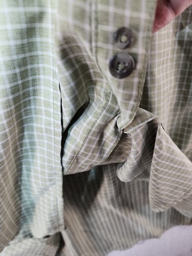 Magellan Outdoors Mens 3XL Green Check Relaxed Fit Short Sleeve Button Up Shirt - Picture 7 of 11