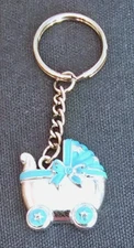 Very Nice Baby Stroller Keyring Keychain