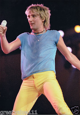 ROD STEWART PHOTO 1991 HUGE UNIQUE IMAGE UNRELEASED EXCLUSIVE 12 INCH X 8 IN GEM