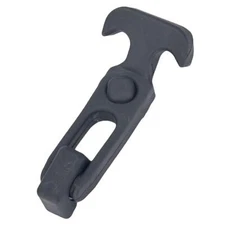 T Handle Hasp Draw Latch Black Rubber for Hood RV Engineering Machine