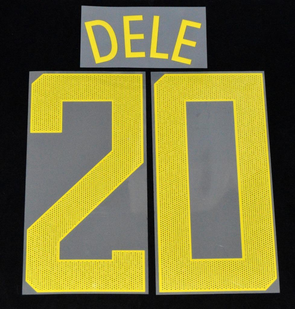 Tottenham Dele 20 Champions League 2017/18 Name/Number