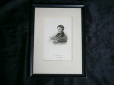 ANTIQUE VTG PRINT R. CARLYLE MOST FAITHFULLY YOURS BY HARPER & BROTHERS RARE 