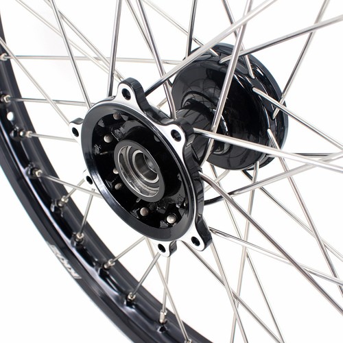 Fit HONDA CR125R CR250R CRF250R CRF450R Casting 21" 19" MX Spoke Wheels Rims Set - Picture 6 of 13