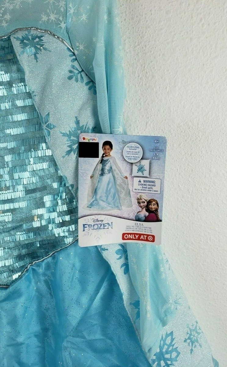 Frozen 2 Elsa Deluxe Exclusive Child Costume, Size S 4-6 | eBay