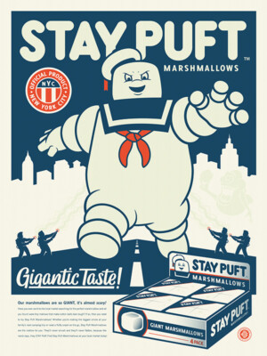 2021 Ghostbusters Afterlife Stay Puft Marshmallows Man Ad Ecto 1 Proton Pack 