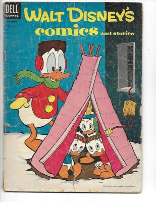 Walt Disney's Comics & Stories #170 Carl Barks Donald Dell Golden Age Nov 1954 Walt Disney's Comics & Stories #170 Carl Barks Donald Dell Golden Age Nov 1954